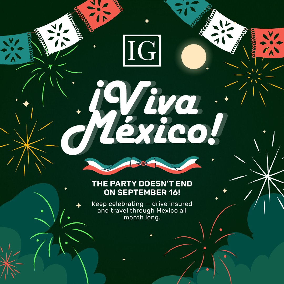 IntersecureG's tweet photo. Mexico’s Independence Day is September 16, but the celebrations last all month! 🇲🇽
Visit https://t.co/pseQKQ4i2i and purchase your insurance policy today.

📞 +1 (210) 867-2754 (Call/WhatsApp)
📧 community@intersecuregroup.com

#IntersecureGroup #MexicoTravel #FiestasPatrias https://t.co/TjwdvJ65wU