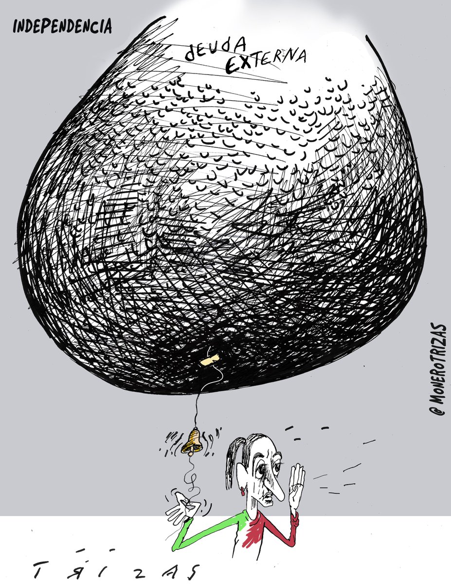 girodetuercamx's tweet photo. #Independientes y #Soberanos

Ajá

#Cartón de @monerotrizas

#CaricaturaPolítica #DeudaExterna #ClaudiaSheinbaum https://t.co/aSJBwFuJRV