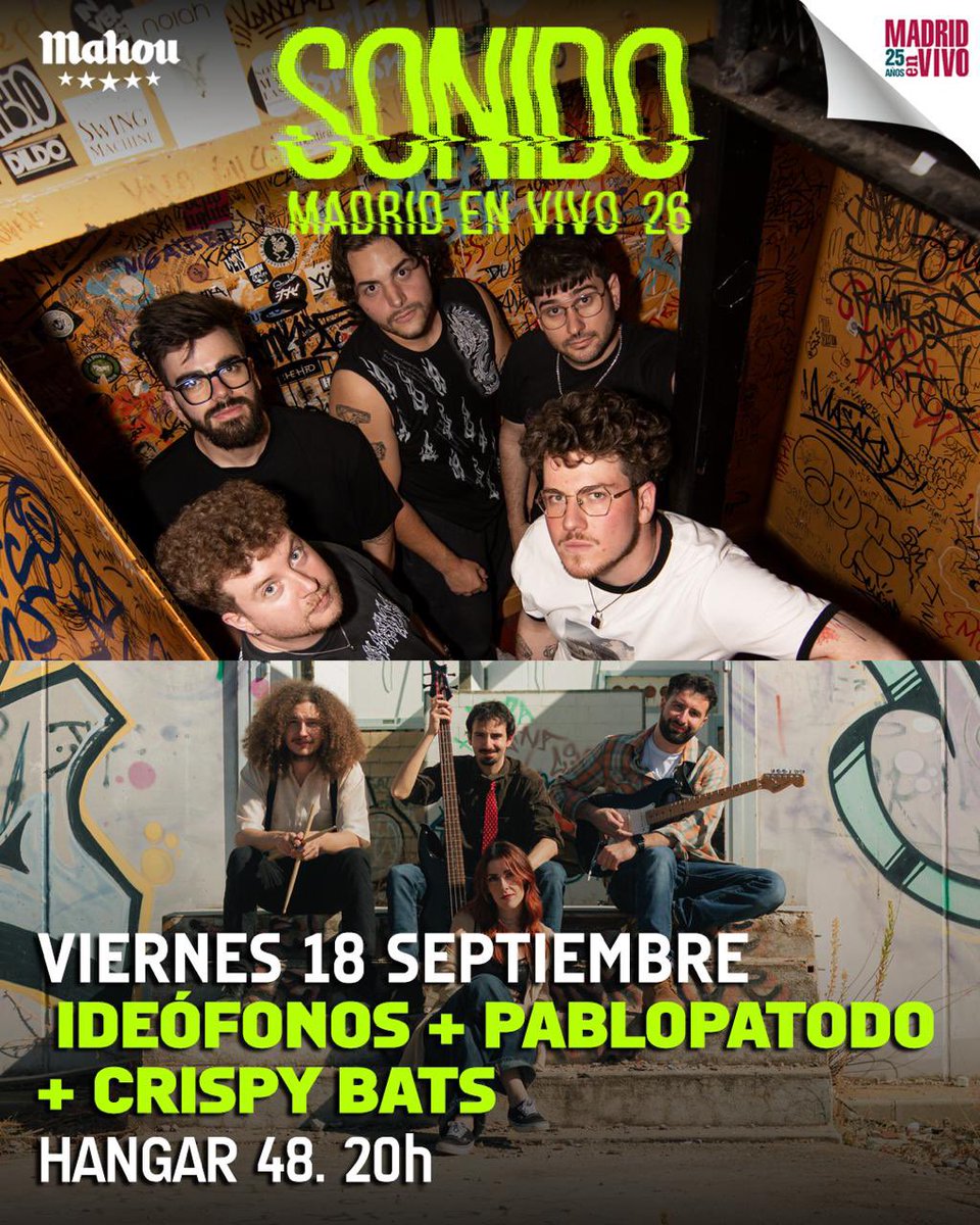 pablopatodo's tweet photo. Sabes cuando los chulos del instituto quedaban y no te invitaban?

Nosotros no somos chulos ni por asomo, pero aquí tenéis la invitación al bolo de este viernes 

https://t.co/h0PkyvaTtI https://t.co/sdrayX3Op6
