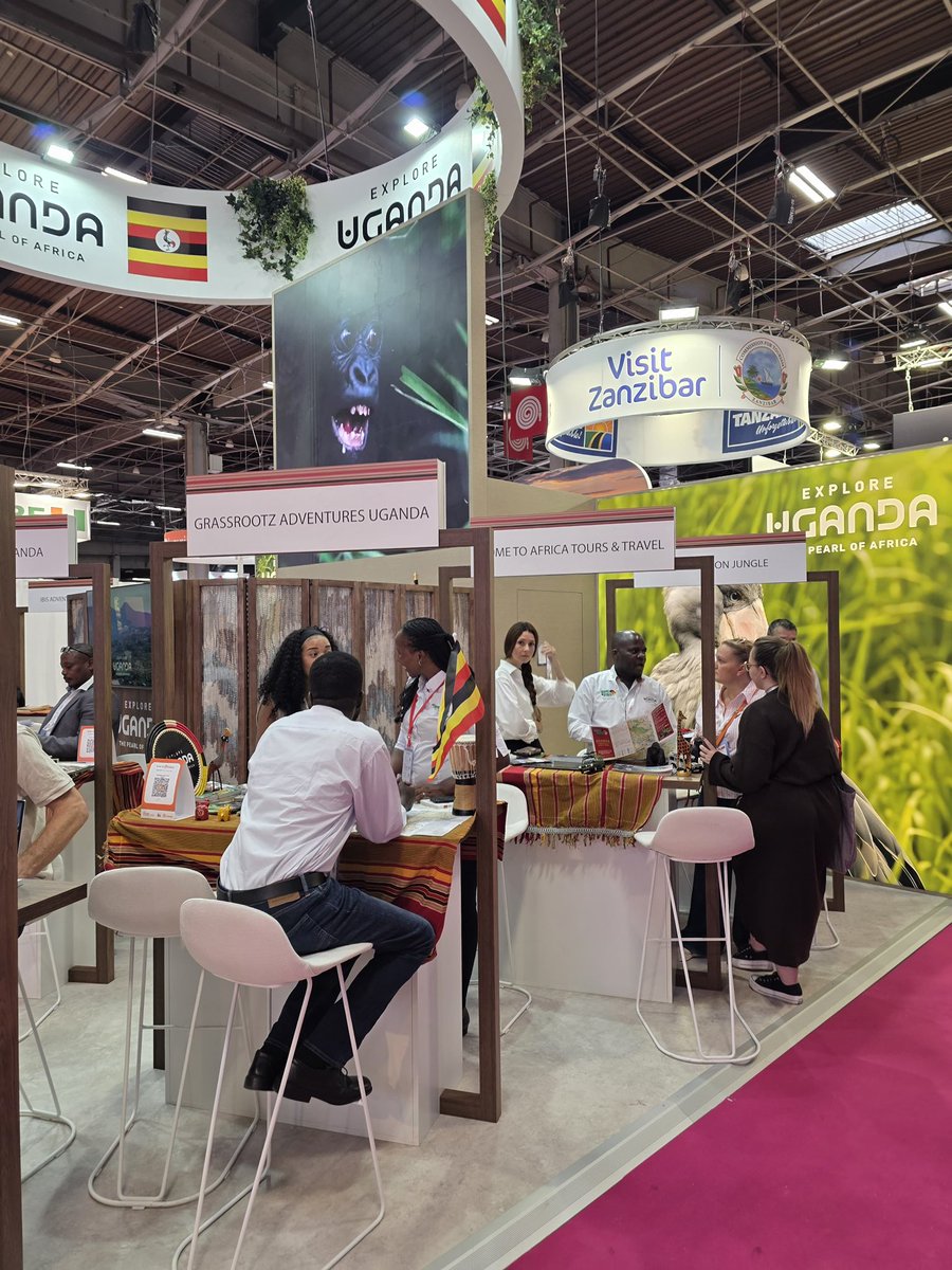 ug_tour's tweet photo. Members of the Association of Uganda Tour Operators are showcasing the Pearl of Africa to the French and global travel market at IFTM in Paris. 🇺🇬

Destination Uganda’s participation is led by the Embassy of Uganda in Paris, 15–17 September.

Come discover 🇺🇬✨ https://t.co/I7gsc9hSka
