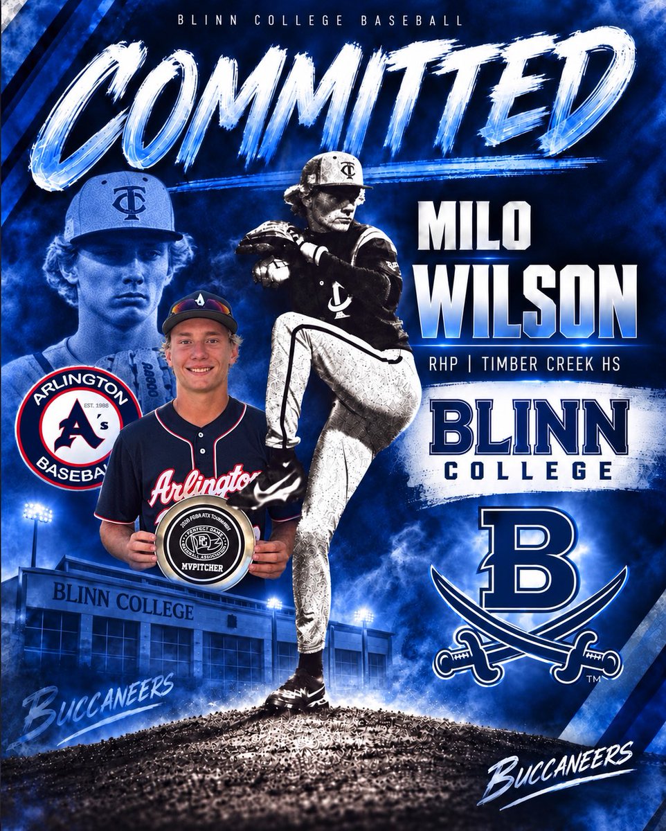 arlingtonas1988's tweet photo. 🚨 COMMITMENT ALERT 🚨

Congratulations to Arlington A’s own Milo Wilson on his commitment to Blinn College!

Your hard work, dedication, and passion for the game have earned you this opportunity. We’re proud of you, Milo, and can’t wait to see what’s next!

@MiloWilson64860 @BlinnBaseball 

#BlinnCollege #Committed #NextLevel