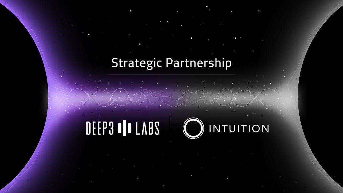 0xIntuition's tweet photo. Every ERC-8004 agent can collect feedback. Reading it across the whole ecosystem was another story.

That changed today. An on-chain ML team founded by ex-Google engineers, @deep3labs, published ~29,000 ERC-8004 agents to the Intuition Knowledge Graph. The largest upload in Intuition history.

Every agent now has a canonical identity, an anchor to its home chain, and a Deep3 trust assessment. On-chain, open, and stakeable by anyone who agrees or disagrees.

Feedback tells you an agent has a history. An assessment in an open graph tells you what that history is worth, and lets you check who says so.

That is the difference between agents that have reputation and agents you can actually trust. 👁️