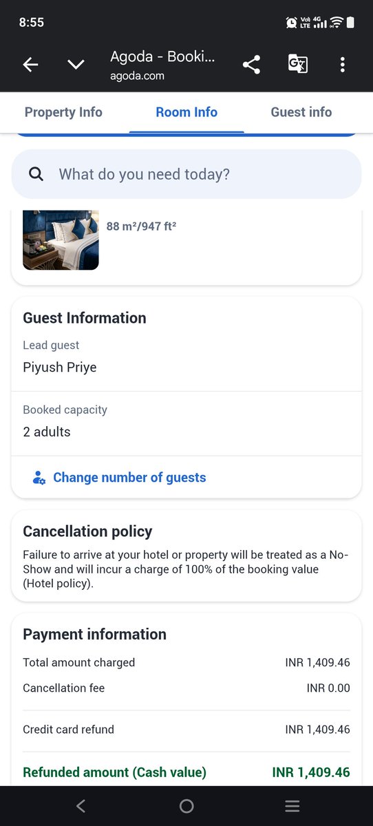 PiyushAdit34459's tweet photo. @ServiceAgo55460 @agodaCSdesk   @agodaindia @cosumergreviance this fraud happened with me by agoda https://t.co/yISf4oxkEg