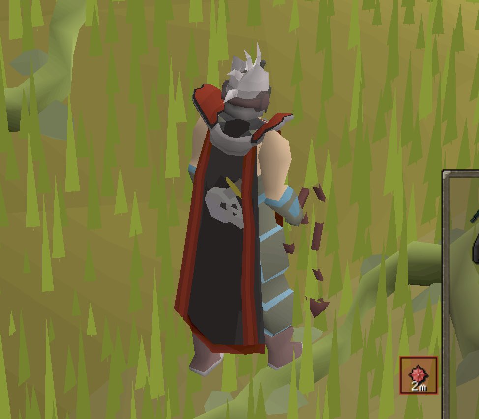 MethodBangerz's tweet photo. Long flights has its perks, gg best cape achieved #OSRS https://t.co/KDCTxRdB8h