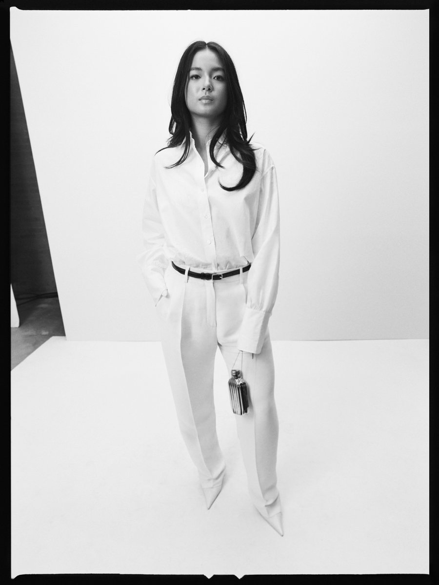 CalvinKlein's tweet photo. Sea Tawinan, Pamela Anderson, Teyana Taylor, and Alex Eala photographed by Zoe Ghertner.

Calvin Klein Collection Spring 2027 show by Veronica Leoni. September 11th. Terminal Warehouse, New York City. https://t.co/zmpPxoB3ax