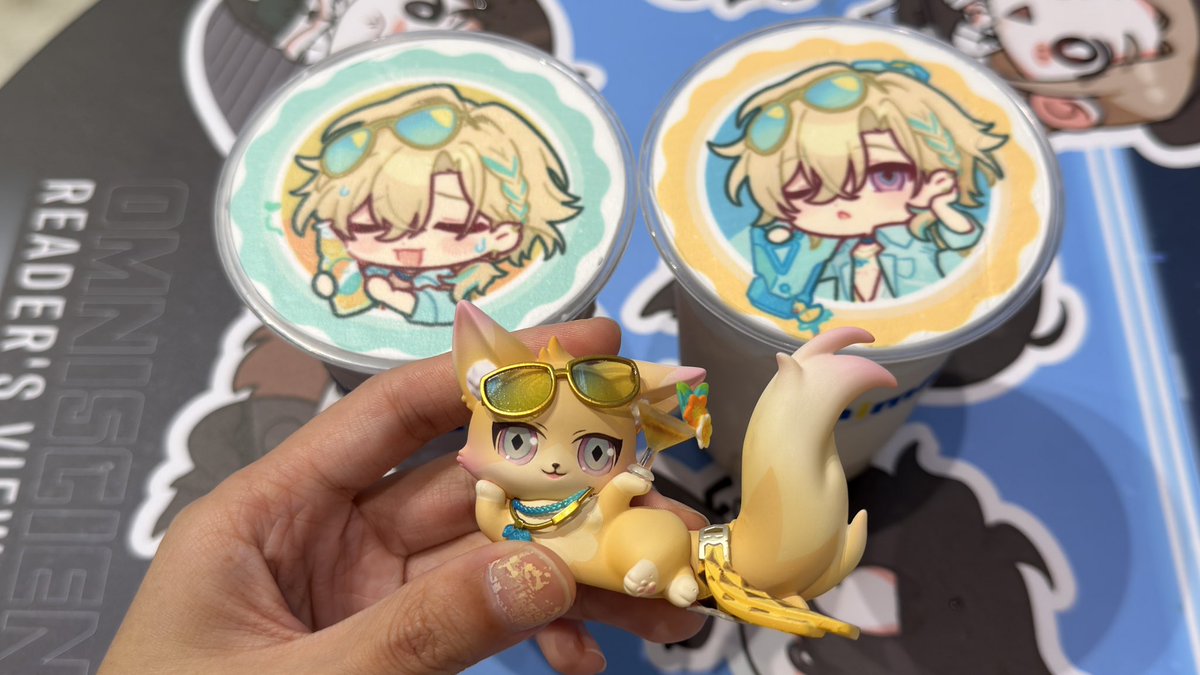 josephine_ice's tweet photo. Visited Animate cafe for #AventurineWaveflair collab with @aldreichd !🥰🥰 https://t.co/YoWU285ang