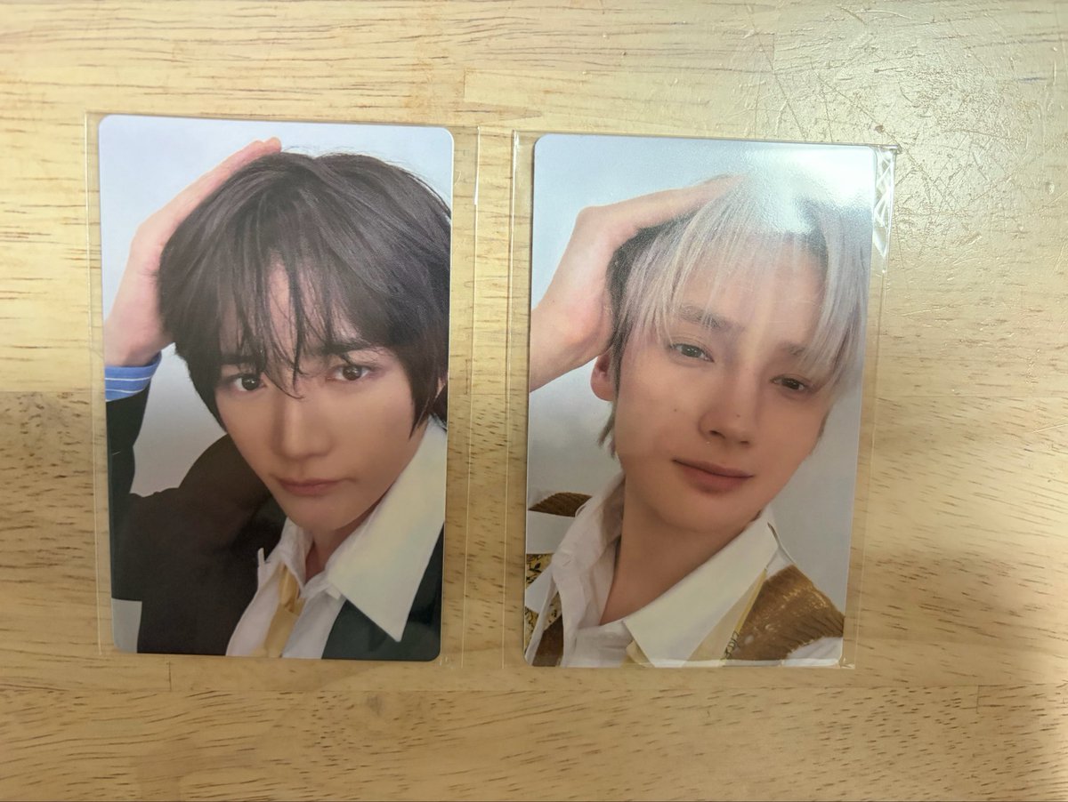 suga_a08's tweet photo. 【 TXT セツナハナビ トレカ 交換】

譲→ weverse1.2回目ラキドロ🧸🐧
　　ユニバ3.4回目ラキドロ🐰🐧

求→ ユニバ、weverse3.4回目ラキドロ🦊

郵送での交換希望
お気軽にお声掛けください😌

#TXT交換 https://t.co/Vg6mWNTZkY