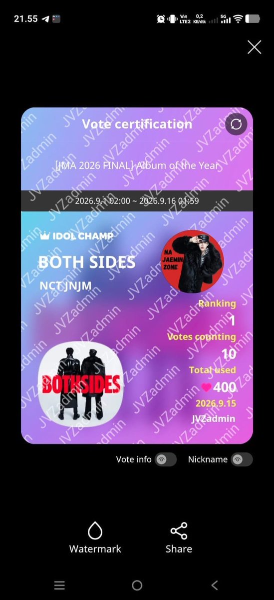 forNJM813's tweet photo. ๐ข JMA LAST DAY
NANADONGIES, Let's vote and get the TROPHY for #JAEMIN
YANG PUNYA AMUNISI JMA YUK DIDROP KAKAK!!!!
#VoteforNAJAEMIN
#VoteJAEMINOnJMA
#VoteforJNJM #NCTJNJM #BOTHSIDE https://t.co/Te50FNxIfV