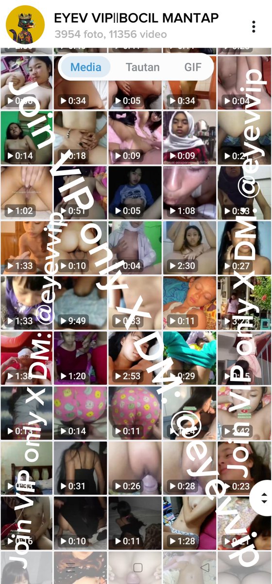 eyevipp2's tweet photo. ALL VIP 12 GRUP PERMANEN DAN FREE SAVE,ONLY 50K.
JOIN VIP ONLY X DM: @eyevipp2
PAYMENT VIA DANA/GOPAY💰
-
PREV GRUP LANJUTAN DIKOMEN👇
MISKIN,NO SAT-SET DILARANG KERAS DM!!! https://t.co/meGBQDo7ZH
