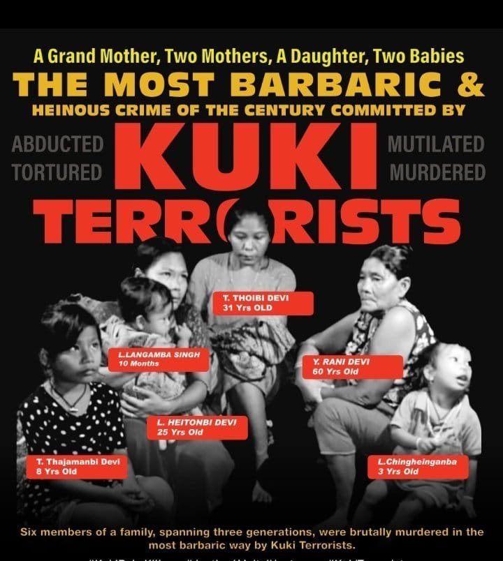 KhambaMoir7985's tweet photo. Remember what they did to our women and children..

#Kukisavages 
#Kukicannibals 

Never Forget, Never Forgive ! https://t.co/UoAFD2Rxtw