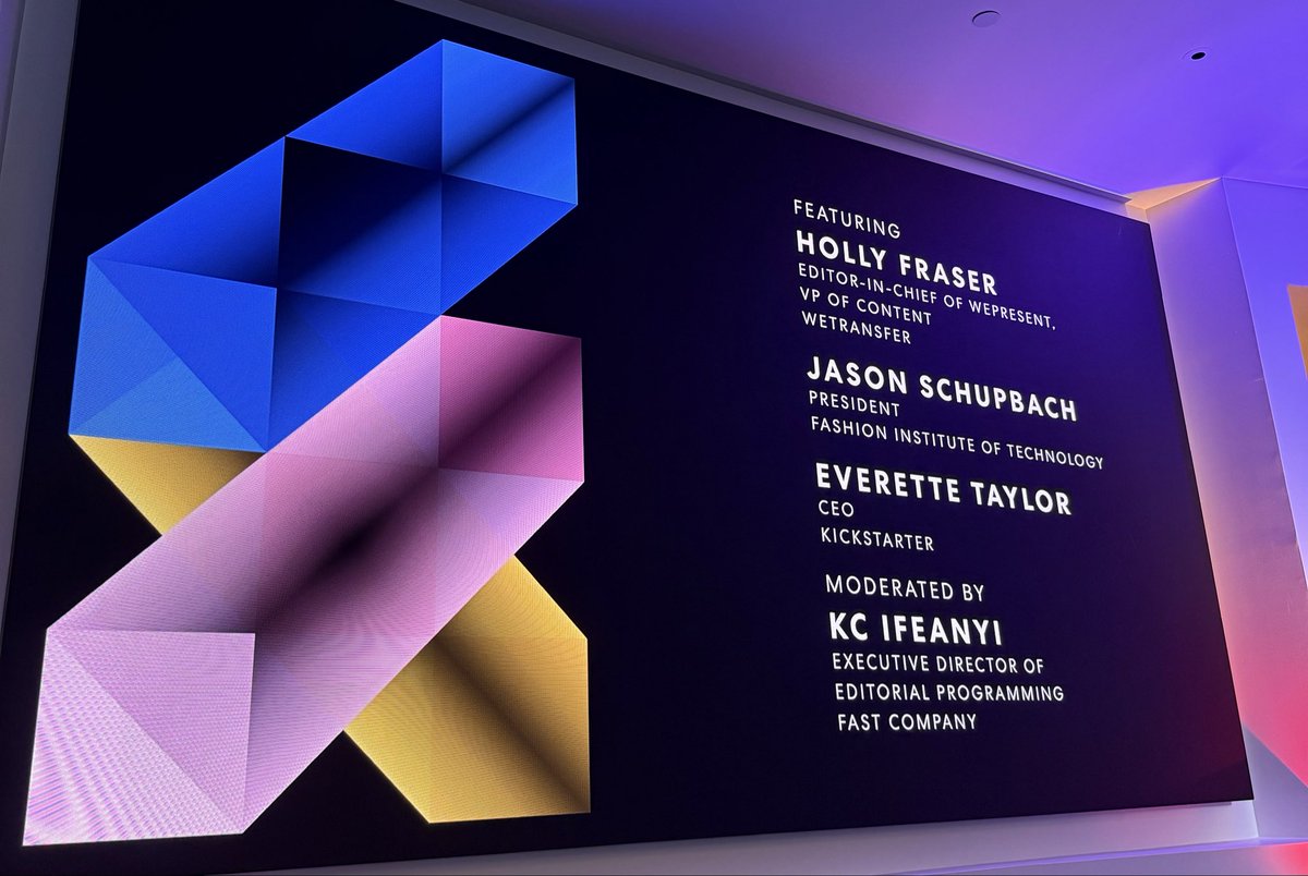JenRisi's tweet photo. Kicking off at @FastCompany Innovation Festival with @FIT. @SwayEffect #FCFestival #creativity #TSEclientwork https://t.co/yb7DMgoqD8