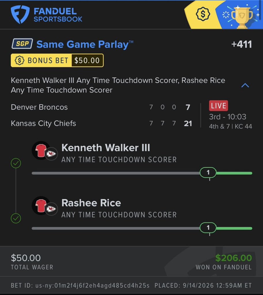 Drea8x's tweet photo. 🎯 PICK → PLAY → CASH!
Another ticket came through. Onto the next card. 💵
🔗 https://t.co/STcCgB1R55
Join Discord: https://t.co/Ar4oowjTRe
#NFL #SportsBetting #NFLPicks #BettingWins #SportsBets https://t.co/GCcH9X5iOY