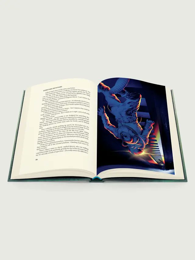 mattgriffinart's tweet photo. 2/3 Visitors available to collect on SuperRare

Each comes with signed Folio Society edition of Rendezvous with Rama &amp; an archival print 

0.25e reserve https://t.co/5MfSNw7nl3