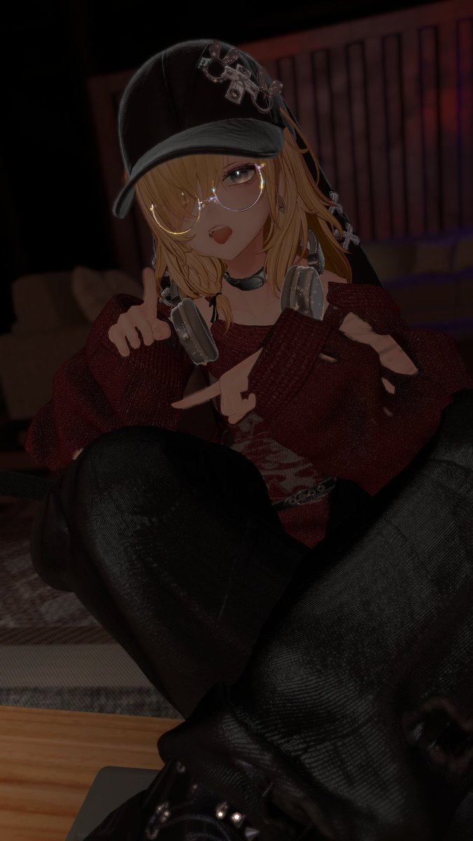 Poma_VRchat's tweet photo. 久しぶりにいい改変でけた！って思ったのになんか貫通してて草ぁ！ https://t.co/c6PkSfWzOe