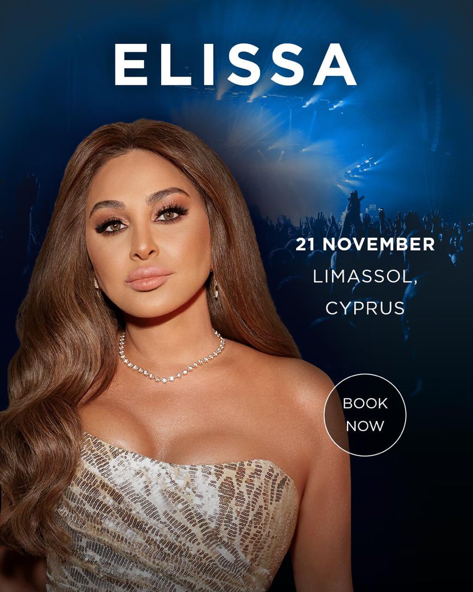 elissakh's tweet photo. 📍Cyprus 
📆 November 21
So excited to see you all there! ✨🫶🏻🎶🎤
🎟️Tickets:
https://t.co/6m57j3Gi7n https://t.co/eayA83QfL3