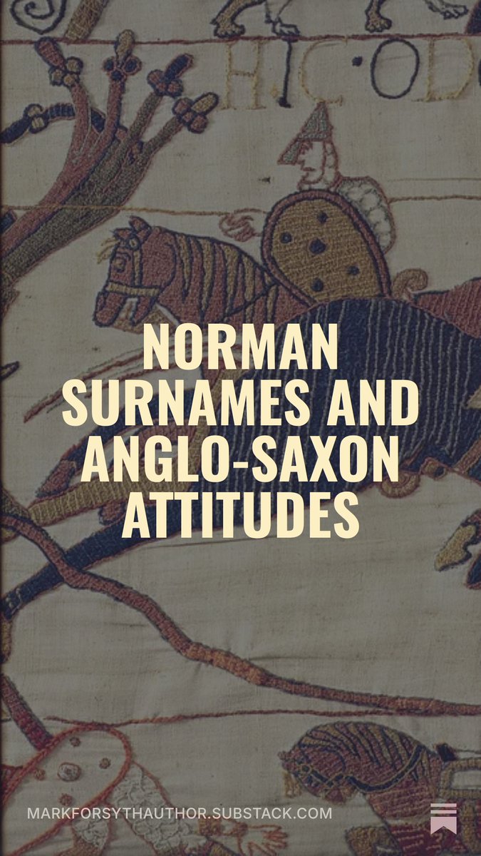 Inkyfool's tweet photo. I've written a post about where surnames come from, and why a posh surname means a lot less than most people think. https://t.co/80z5DqykQM https://t.co/hFmARsPPUZ