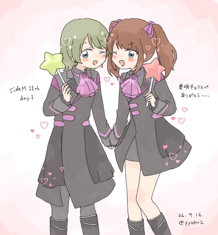 pyokm2's tweet photo. 可愛いキミたちに溶けてしまいました…… https://t.co/AeJvLw7BCE