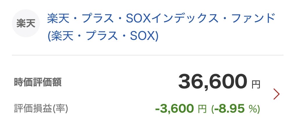 FODEX_47's tweet photo. #FODEX｜DAY 24 ⚽️

💰 評価額　71,887円
💵 元本　76,000円
📉 損益　-4,113円（-5.41%）
📊 前日比　-2,101円

【内訳｜前日比】
🌍 オルカン　21,129円（+5円）
💻 SOX　36,600円（-1,992円）
🥇 ゴールド　14,158円（-114円） https://t.co/bYfDYiJf1s