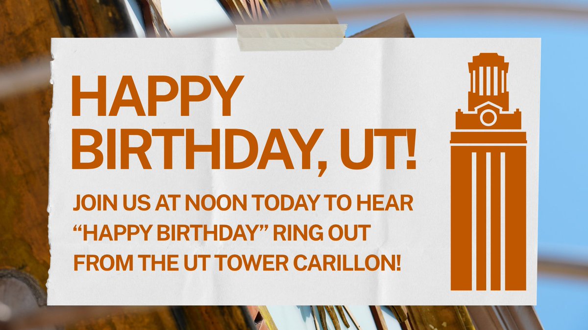 UTAustin's tweet photo. It's time to celebrate on the Forty Acres, Longhorn style 🎂🤘 https://t.co/gNxLW18U0I