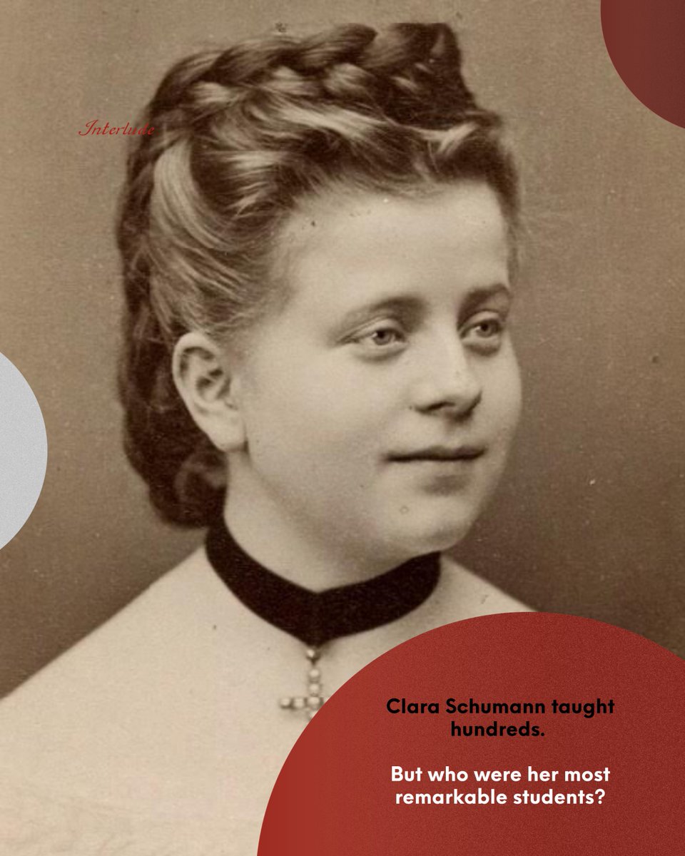 interludeHK's tweet photo. Meet Emma Brandes, one of Clara Schumann’s fascinating students. 🎹
https://t.co/A4ERd6FUDF
The pianist who once made Clara Schumann think: “This one will replace me!” ✨
#ClaraSchumann #EmmaBrandes https://t.co/ZflgkCck5y