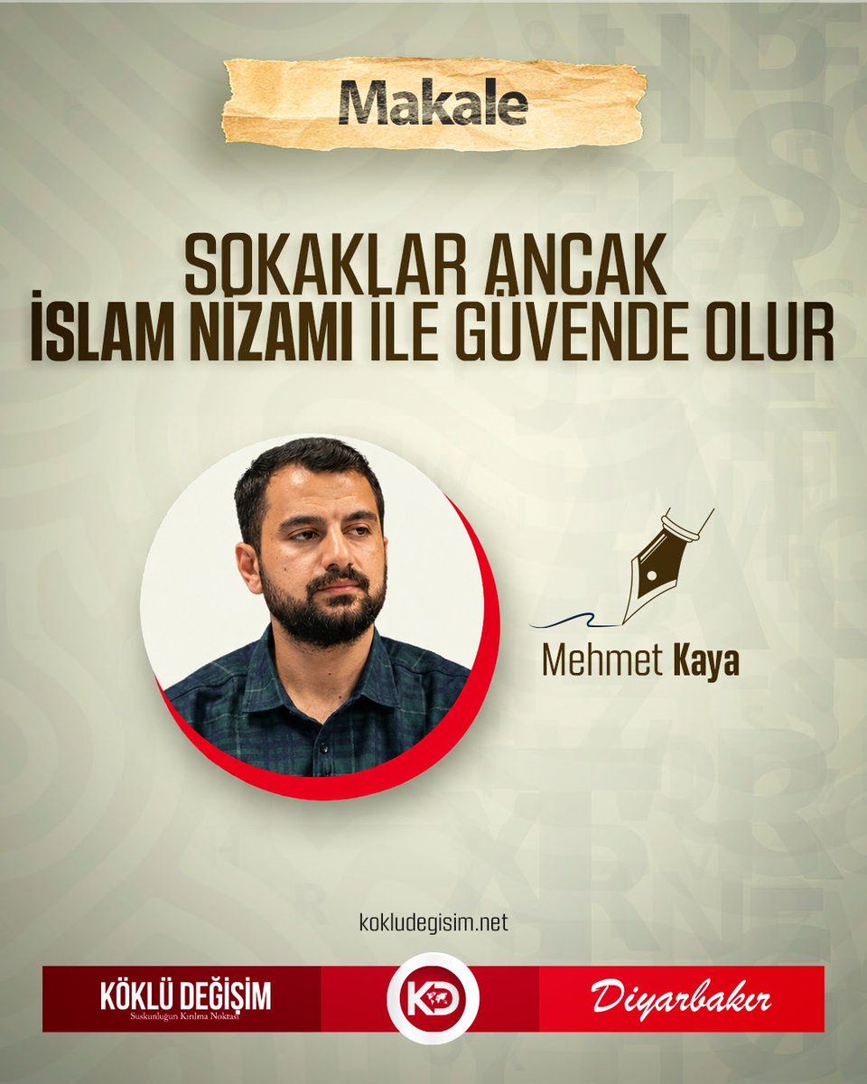 KokluDegisim21's tweet photo. SOKAKLAR ANCAK İSLAM NİZAMI İLE GÜVENDE OLUR

Sokaklar belki de hiç bu kadar güvensiz olmamıştı. İçişleri ve Adalet bakanlıkları koordinasyonunda 78 ilde yürütülen ve 2 bin 447 şüpheli hakkında adli işlem yapıldığı ...
Makalenin tamamını okumak için
https://t.co/f1O6ct1qte https://t.co/8vNinWWdxA
