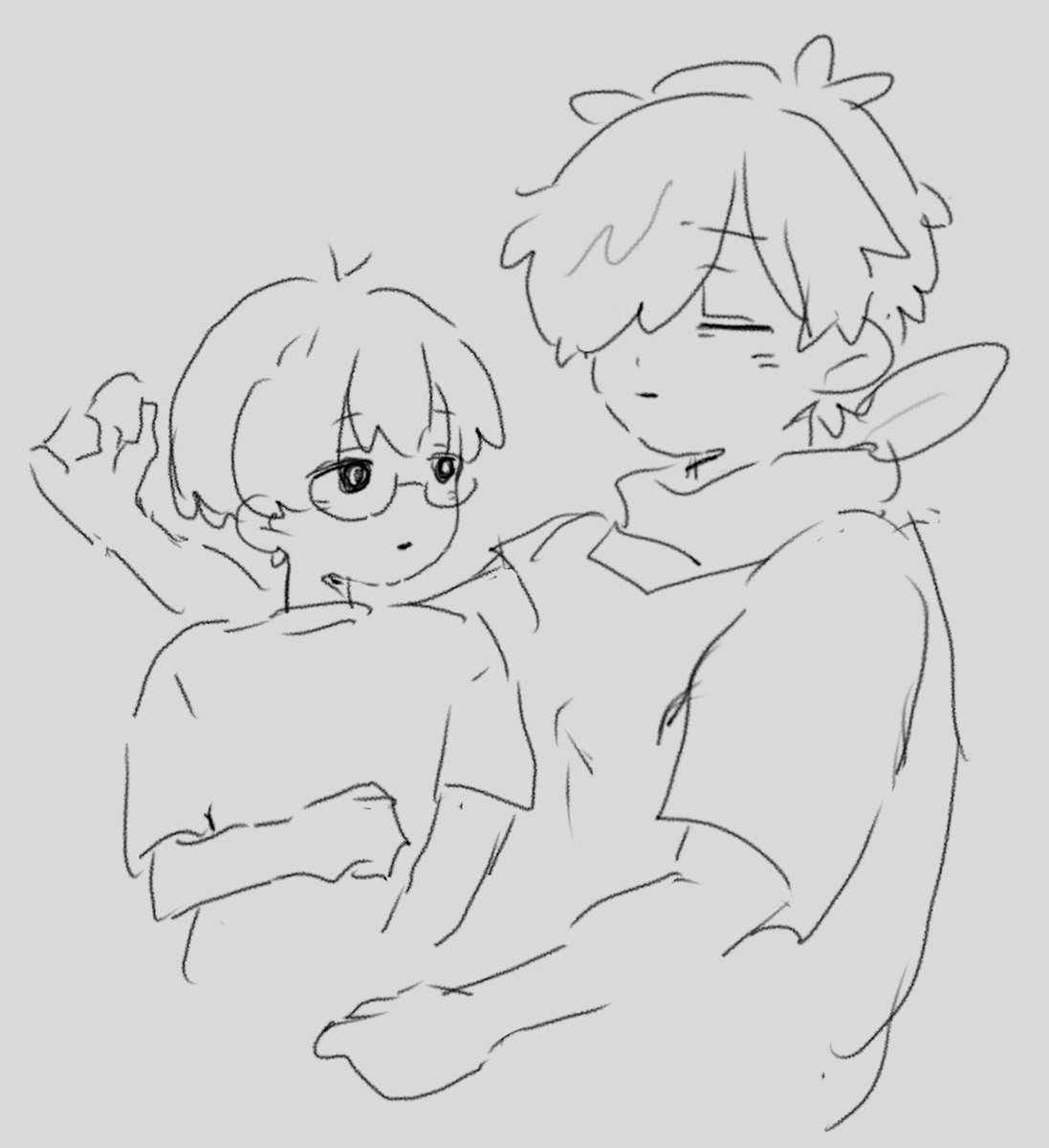 si00mon's tweet photo. 兄弟描いてみたかった https://t.co/AbIRNIETRk