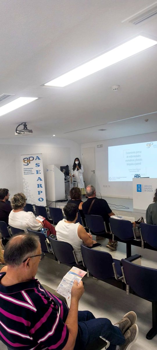 Asearpo's tweet photo. @ponsalsergas @ry_susana @Mabel_AvendanoF @josechenco La Dra. Carmen Álvarez nos habla sobre el tratamiento precoz en las enfermedades reumáticas y AIJ destacando la necesidad de la detección precoz, los síntomas y particularidades de la AIJ https://t.co/IWmP451Xao