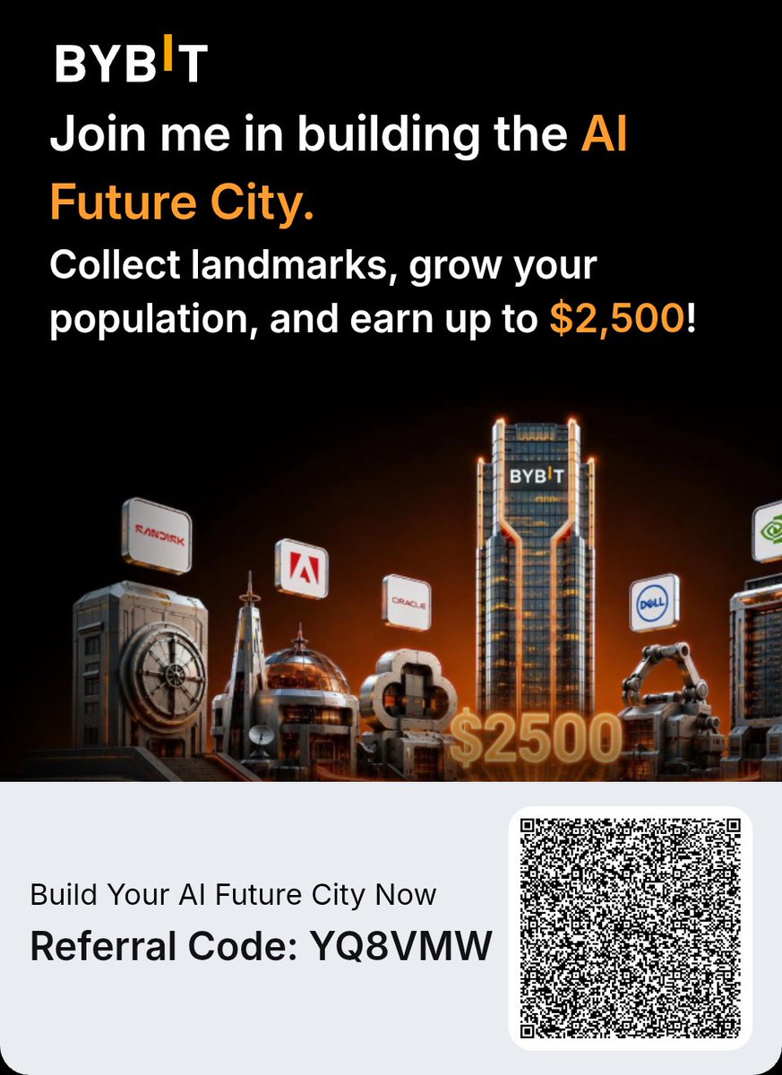 TvOnaj's tweet photo. Join me in building the AI Future City. Collect landmarks, grow your population, and earn up to $2,500! https://t.co/PZHcGSKICH https://t.co/63Iyszgrhf