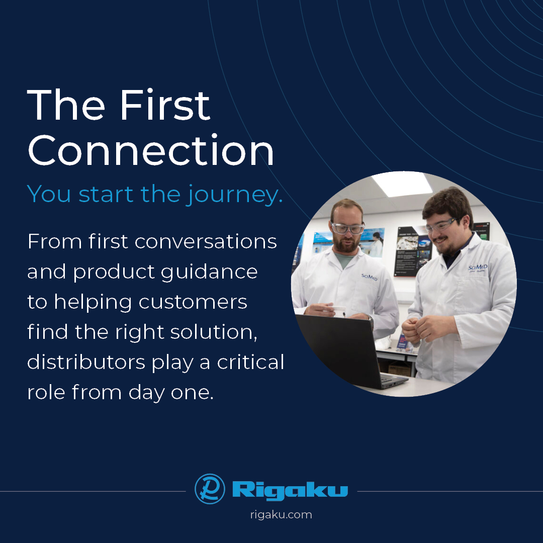 rigaku's tweet photo. Today, we recognize the distributors who help bring Rigaku innovation closer to customers around the world.

Through trusted relationships, technical expertise, and a deep understanding of local markets, our distributor partners help customers find solutions, overcome challenges, and achieve their objectives.

We are proud to work alongside such a dedicated global network and grateful for the partnership, professionalism, and commitment you demonstrate every day.

Thank you for everything you do.

#RigakuDistributorDay
