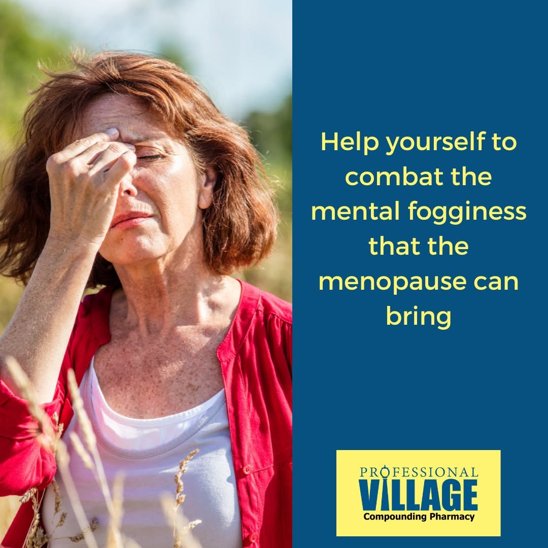 PVPCompounding's tweet photo. One of the most common symptoms of the menopause is mental fogginess, or increased forgetfulness. You can help to manage your own symptoms by -
Eating a balanced diet. ⠀
Getting plenty of rest. ⠀
Exercising your mind &amp; body. ⠀
HRT Therapy. ⠀ https://t.co/bSXE18gKvp