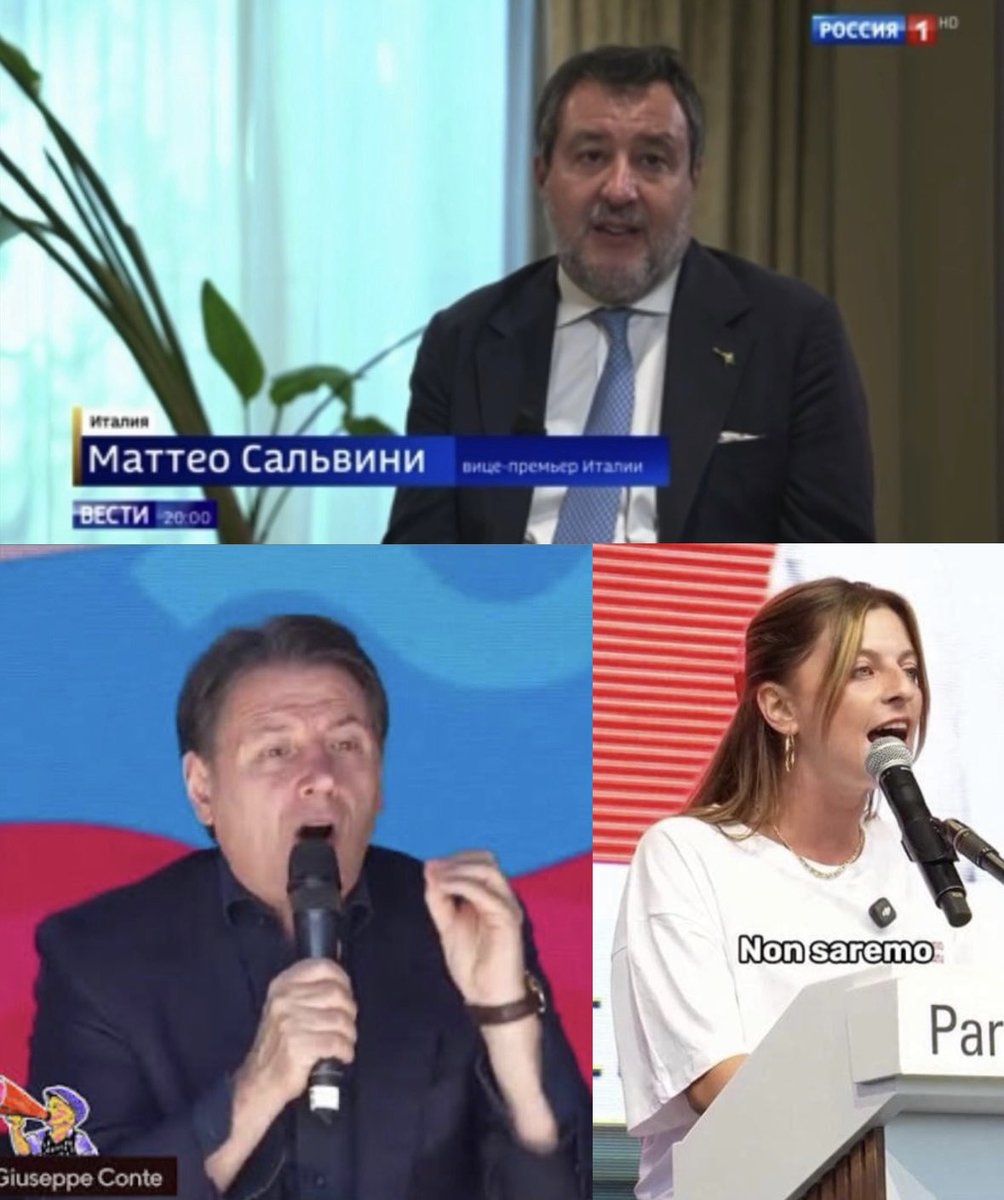 MarcoFattorini's tweet photo. Mentre una nave da guerra russa lancia razzi di segnalazione contro un elicottero danese e jet italiani abbattono un drone sopra la Lituania arrivato dalla Bielorussia, il vicepremier italiano si fa intervistare dai canali russi auspicando la distensione dei rapporti con Mosca, la leader dei giovani Democratici invita alla diserzione e il capo del Movimento 5 Stelle pone il veto sul sostegno militare all’Ucraina. Tutto normale?