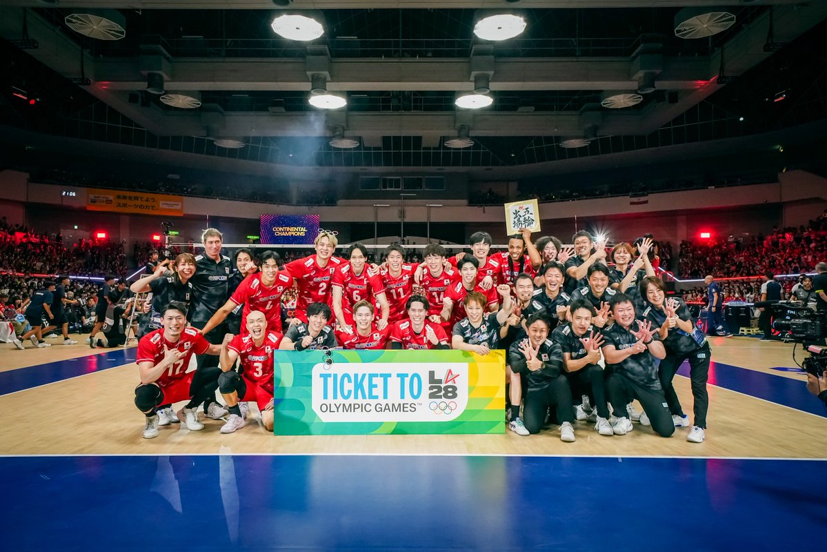 banzai_sekai's tweet photo. アジア選手権優勝🏆

ロサンゼルスオリンピック出場権を手に入れました！ https://t.co/SV0B2UxoW5