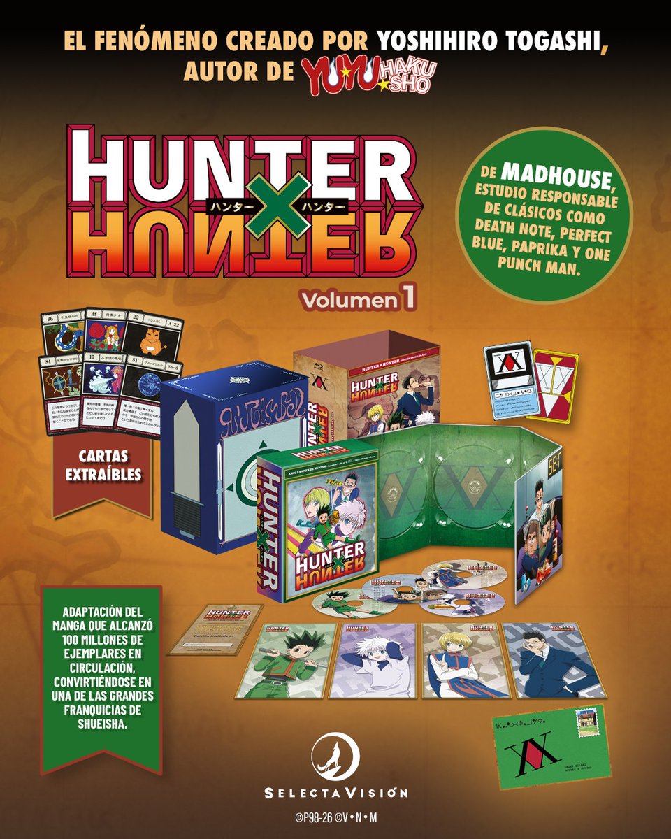 SelectaVision's tweet photo. 🙅 FIGURAS AGOTADAS
Este mediodía habéis agotado las figuras de Kurapika en la edición exclusiva web de HunterxHunter, ¡PERO  si te apuntaste en la lista de acceso anticipado todavía puedes conseguir tu edición coleccionista 💥 !
⭐ Resérvala ahora con un descuento especial por tiempo limitado, solo en: https://t.co/sGLNbEs7YL