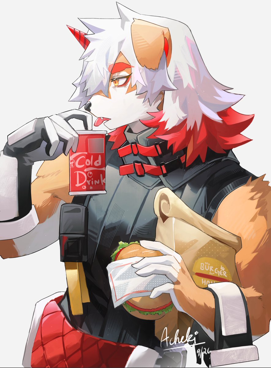 Acheki_'s tweet photo. Hung-ry🍔🥤✨ https://t.co/scRnwlBxBe
