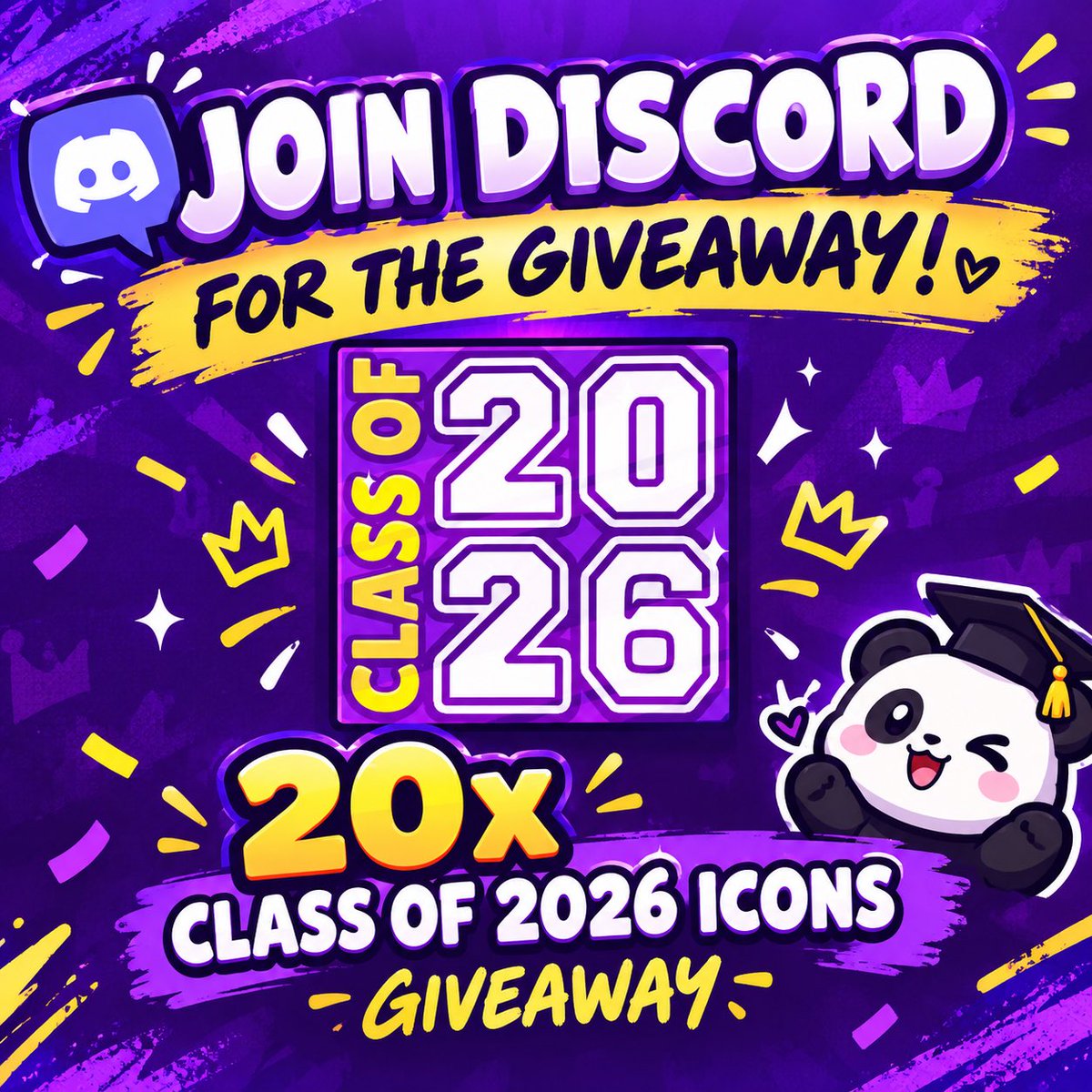 praby_0218's tweet photo. Hi Everyone! 

Join the Server for the GIVEAWAY of 20 Class of 2026 Icons! 😍🥳

https://t.co/EDYiOGz728

Like and Retweet please! 

#BrawlStars #GiftedBySupercell #ClassOf2026 https://t.co/vrSkoNs5RJ