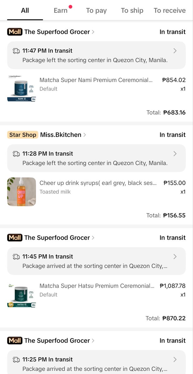 dealwitheric's tweet photo. payday sale impulsive buying. Na para bang mauubusan yan sya. Nugagawen sa mga matcha powders na yan? 😩 https://t.co/gR67Y0zit9
