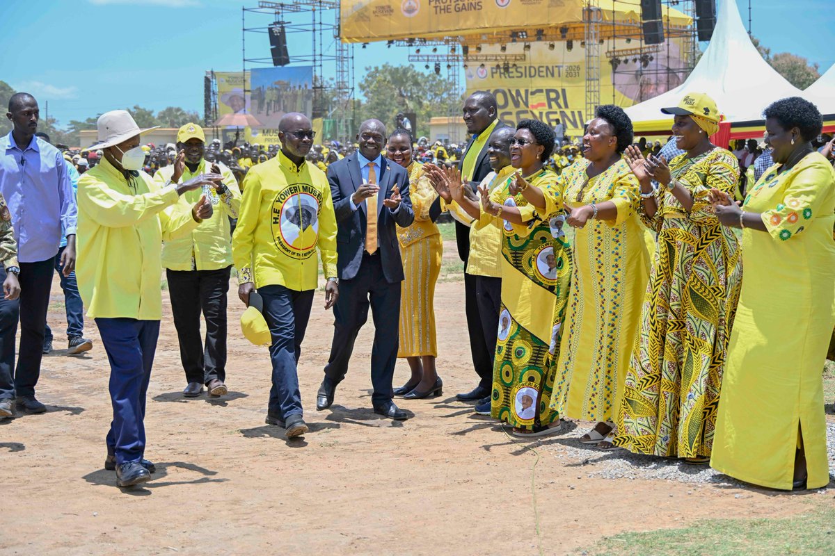 KagutaMuseveni's tweet photo. We have brought roads, electricity, schools and health centres to Adjumani, but there is a difference between development and wealth. Our people must use this development to create wealth in their homes through PDM, Emyooga & other government programs. 

On September 17th, I urge the people of Adjumani to vote James Leku Pilli, the NRM candidate, so that we can continue the work of transforming Adjumani together. Manzora Adjumani!