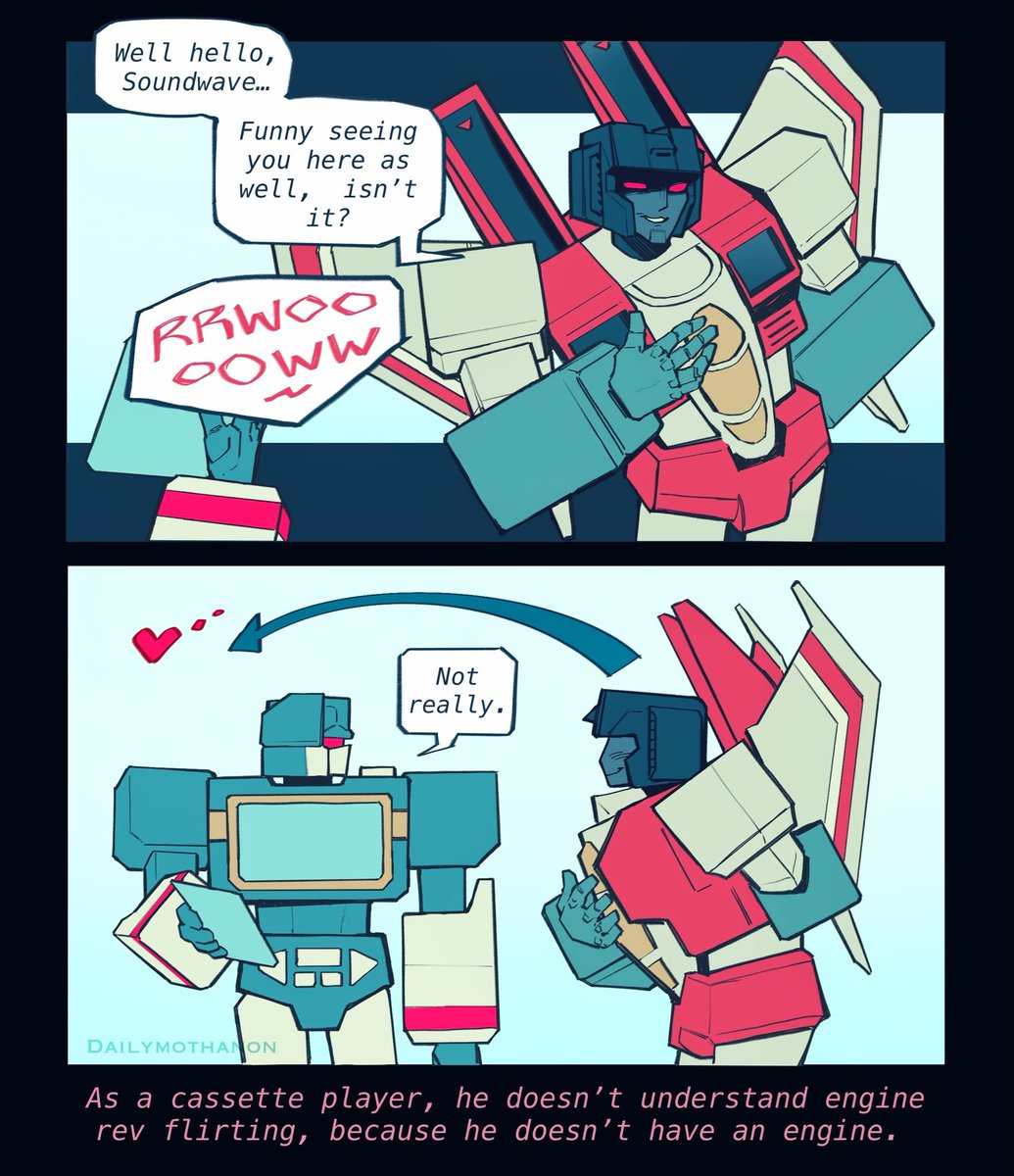 whyryouhere091's tweet photo. Yeah better luck next time Starscream it was an absolute miss, maybe don’t go playing in a court that Soundwave isn’t even in 😒
#Transformers #Soundwave #Starscream #Soundstar https://t.co/QfYVktfW3F