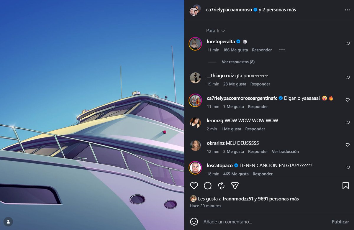 KerstHD's tweet photo. Se está gestando una gran campaña de marketing por parte de los artistas que aparecerán en GTA 6.

Por el momento:
Travis Scott, Freebandz, Morgan Wallen y CARIEL & Paco Amoroso han publicado artworks exclusivos de GTA 6

Probablemente en las próximas horas muchos más artistas hagan sus publicaciones.

Estamos en plena campaña comercial 🔥