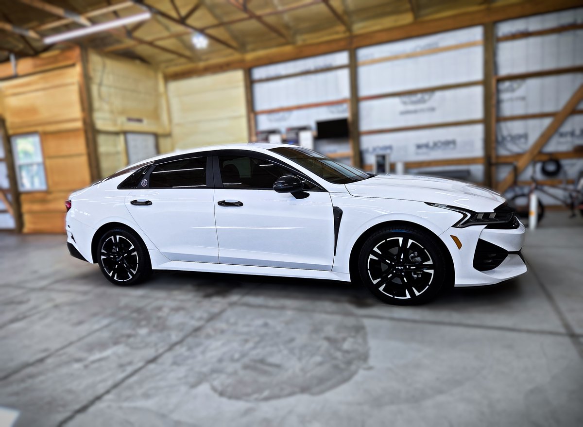CarBeyondDriven's tweet photo. We almost mistook this tricked-out #Kia K5 for an Italian supercar when we first laid eyes upon her &amp; she looks fantastic dressed in quality #3M Ceramic IR 25% window film

#carbeyonddriven https://t.co/sxrH23pENB