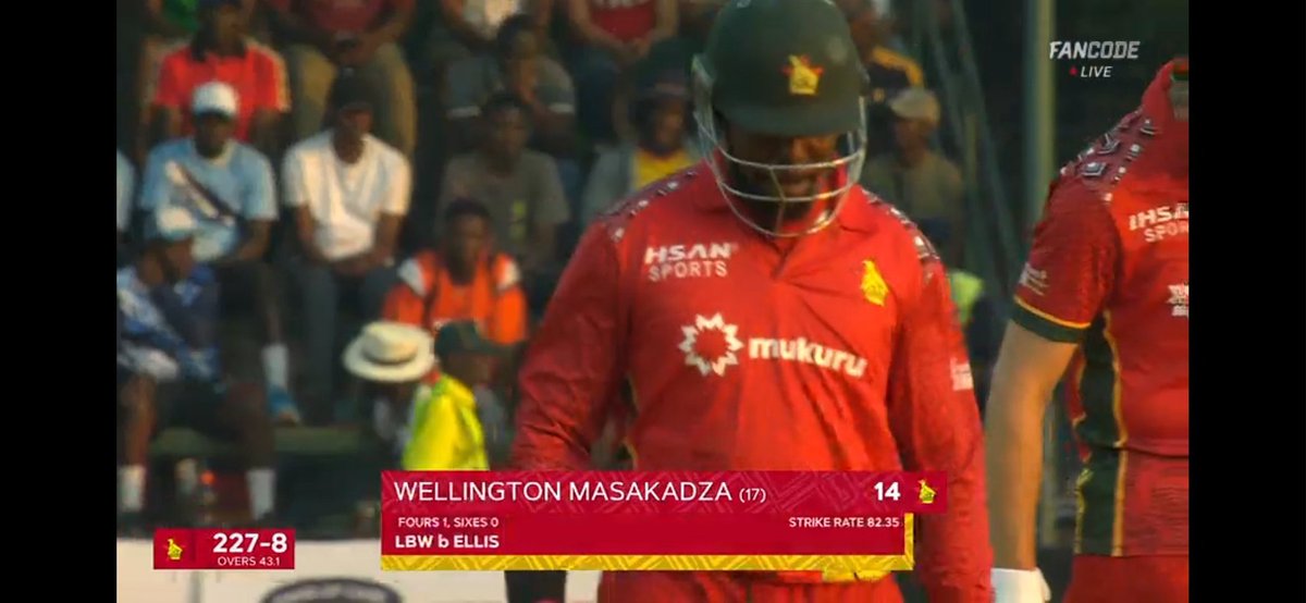 SLYDEN_04's tweet photo. Another beneficiary of nepotism Ladies and gentlemen i present to you Wellington Masakadza....6 overs bowled today and 0 Wickets from our so called premium bowler aka Temu Jadeda....Ryan Burl should change his surname to Masakadza to enjoy some game time..@ZimCricketv miswai https://t.co/hTUurbzpJN