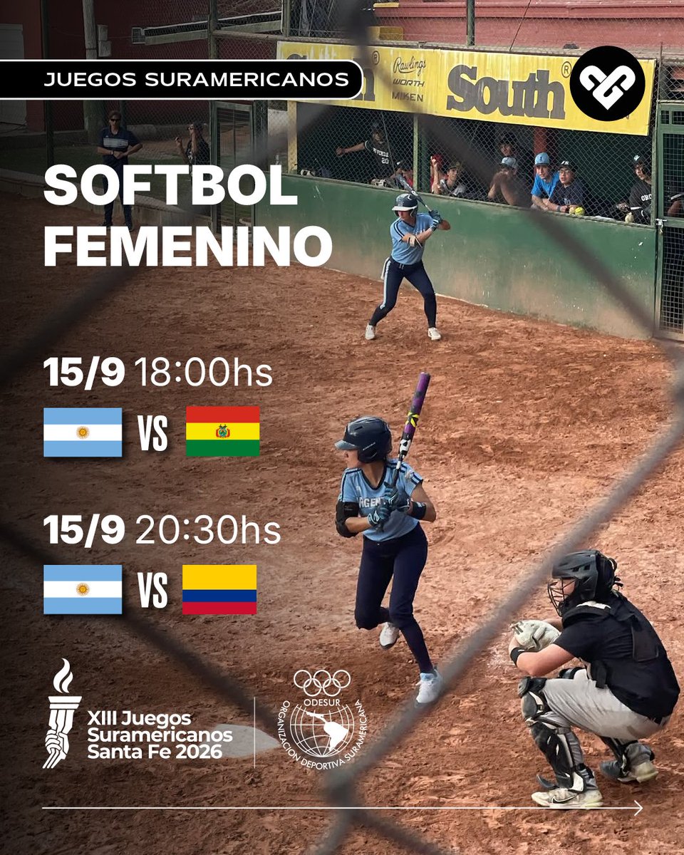 GrattasOk's tweet photo. ¡HOY JUEGAN NUESTRAS SELECCIONES! 🩵🤍    
Agenda del día :

#JuegosSuramericanos #Softbol #Hockey #Voley https://t.co/JNkYDROU33