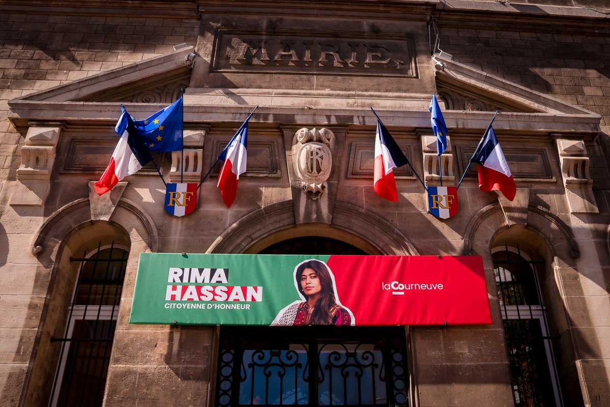 AlyDiouara's tweet photo. “Avocats sans frontières” et l’Organisation juive européenne saisissent la justice pour contester la citoyenneté d’honneur accordée à @RimaHas.

Le contrôle de légalité préfectoral, lui, n’a pas contesté notre délibération malgré les pressions.

Nous ne reculerons pas. https://t.co/jTL2zoOVUF