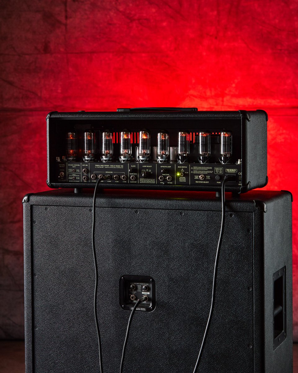 MesaBoogie's tweet photo. When excess is barely enough. ⚡

The legendary Triple Rectifier is back in its original Standard Dress: black chassis, chrome knobs, and polished aluminum Diamond Plate.

Crushing high-gain tone is back on tap: https://t.co/4VsJHPkrmn https://t.co/m4WzMkPaJu