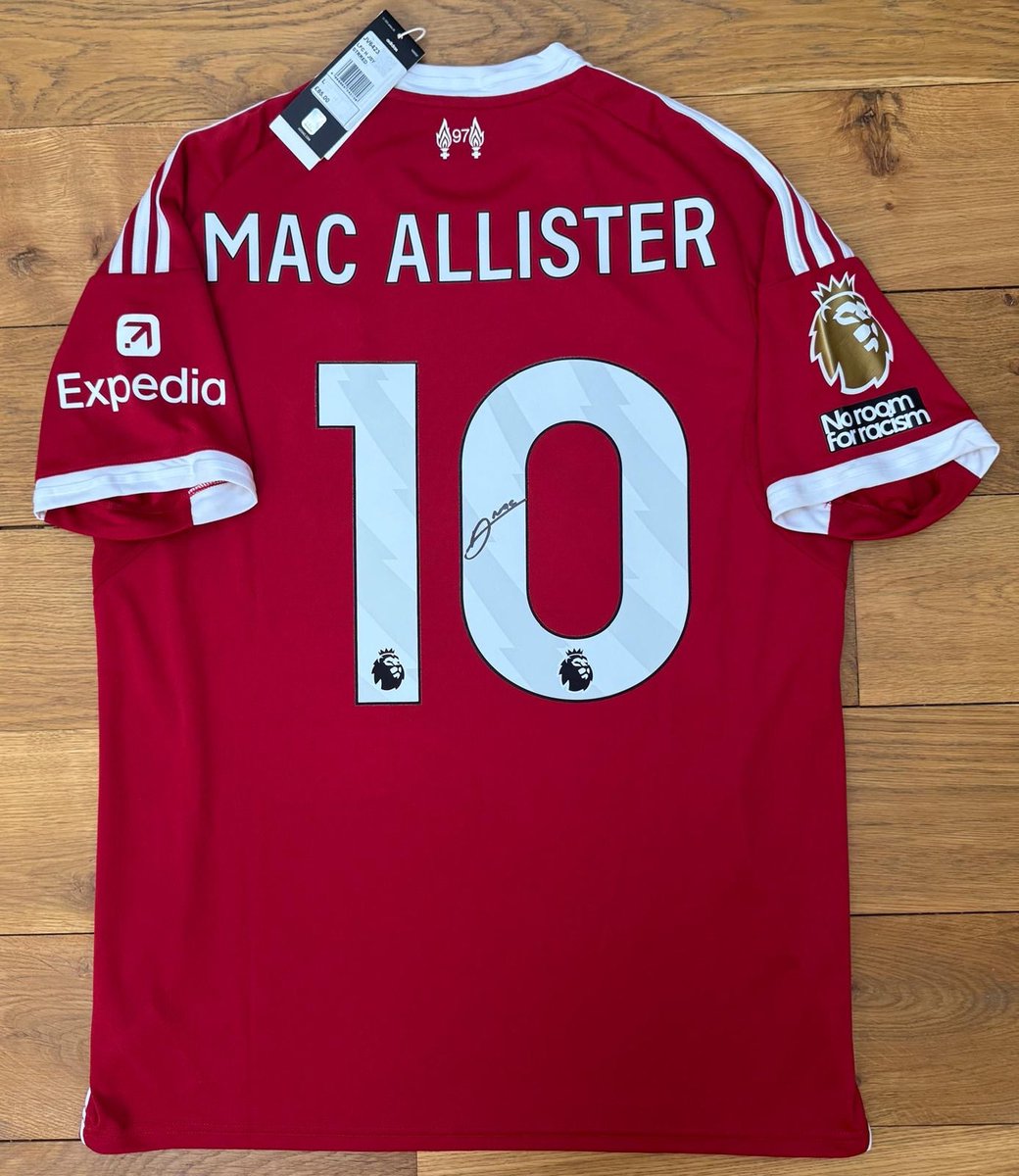 RED_FACE_VALUE's tweet photo. 🚨 🎉 FREE GIVEAWAY! 🎉 🚨

If Mac Allister scores the first goal of the Liverpool vs Tottenham match, ONE person will WIN a SIGNED Mac Allister official Liverpool shirt!

Any other Liverpool player scores first goal, ONE person wins £100 voucher for RO Memorabilia! https://t.co/nJQQIuXI9N