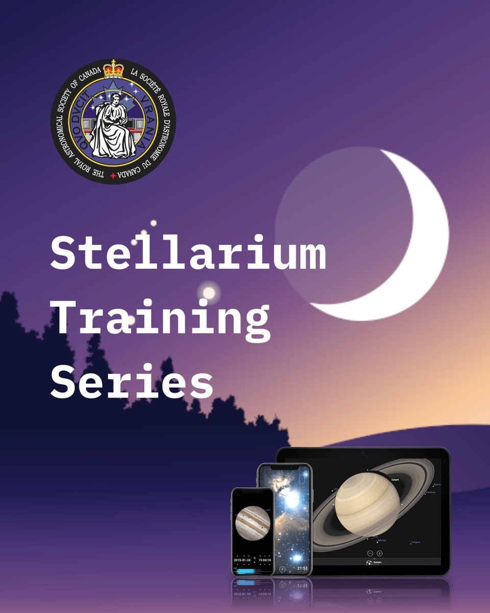 rasc's tweet photo. Stellarium Level 1 (Evening): Tuesday, September 29, 2026 - 6:30 pm MDT
(2 hrs 15 min): https://t.co/ve7kTppS65
Stellarium Level 1 (Afternoon): Tuesday, October 6, 2026 – 1:30 pm MDT
(2 hrs 15 min):
https://t.co/Qktu8Qrwid
You must be a RASC member to register. https://t.co/7R0PyLw7IX