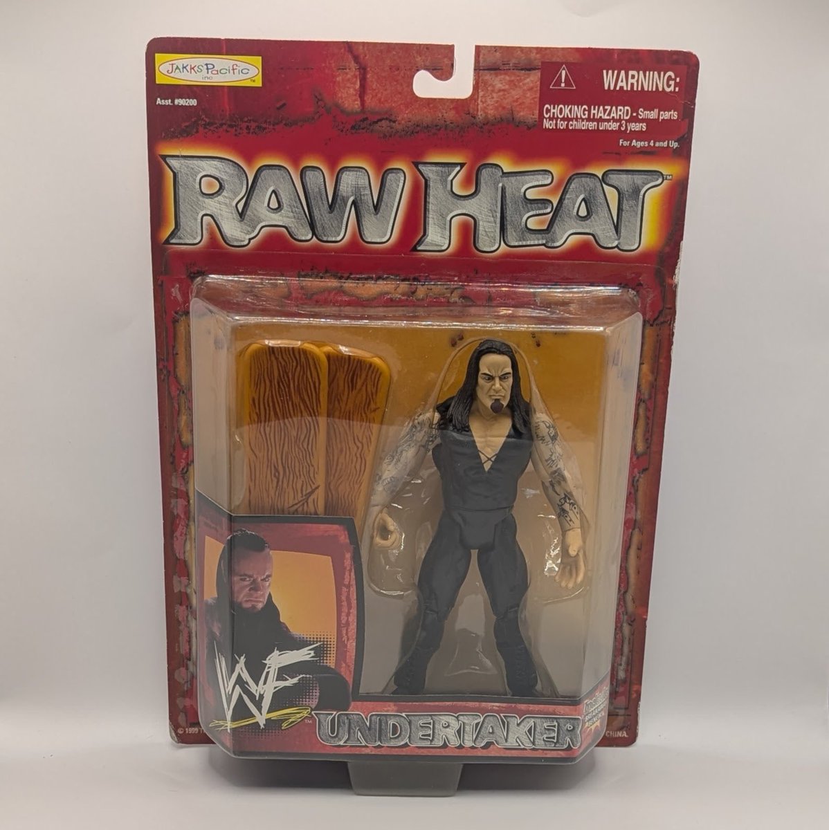 WrestleBacklogs's tweet photo. 1999 WWF Jakks Pacific Titantron Live Raw Heat Series 1 Undertaker
Did you have this one? I still have him sitting on my shelf.
https://t.co/WA1OvuJ8bM
#WWF #WWFFigures #WWFJakks #JakksPacific #WWFActionFigures #WWEFigures #WrestlingFigures #TitanTronLive #RetroWrestling #VintageWrestling #WrestlingToys #ActionFigureCollector #ToyCollector #AttitudeEra #RuthlessAggression