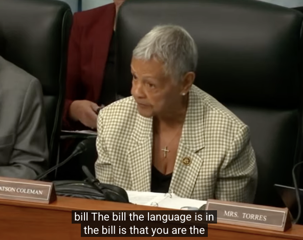 Anna_Giaritelli's tweet photo. Rep. Watson Coleman tells FAA Administrator Bryan Bedford: "I think that what you describe is almost a Catch-22 situation. You want more efficiency. You don't think they've met that efficiency. You don't think that they're working as effectively. But then you say you're understaffed. They say that they're working six days a week, sometimes 10 hours a day, sometimes even more, and then have the responsibility to do the training. They're contending that the morale in the agency is very bad, and that you seem to be operating it as if you're a corporate bottom line person who is concerned about money, and that. and that's like where I'm concerned about safety."