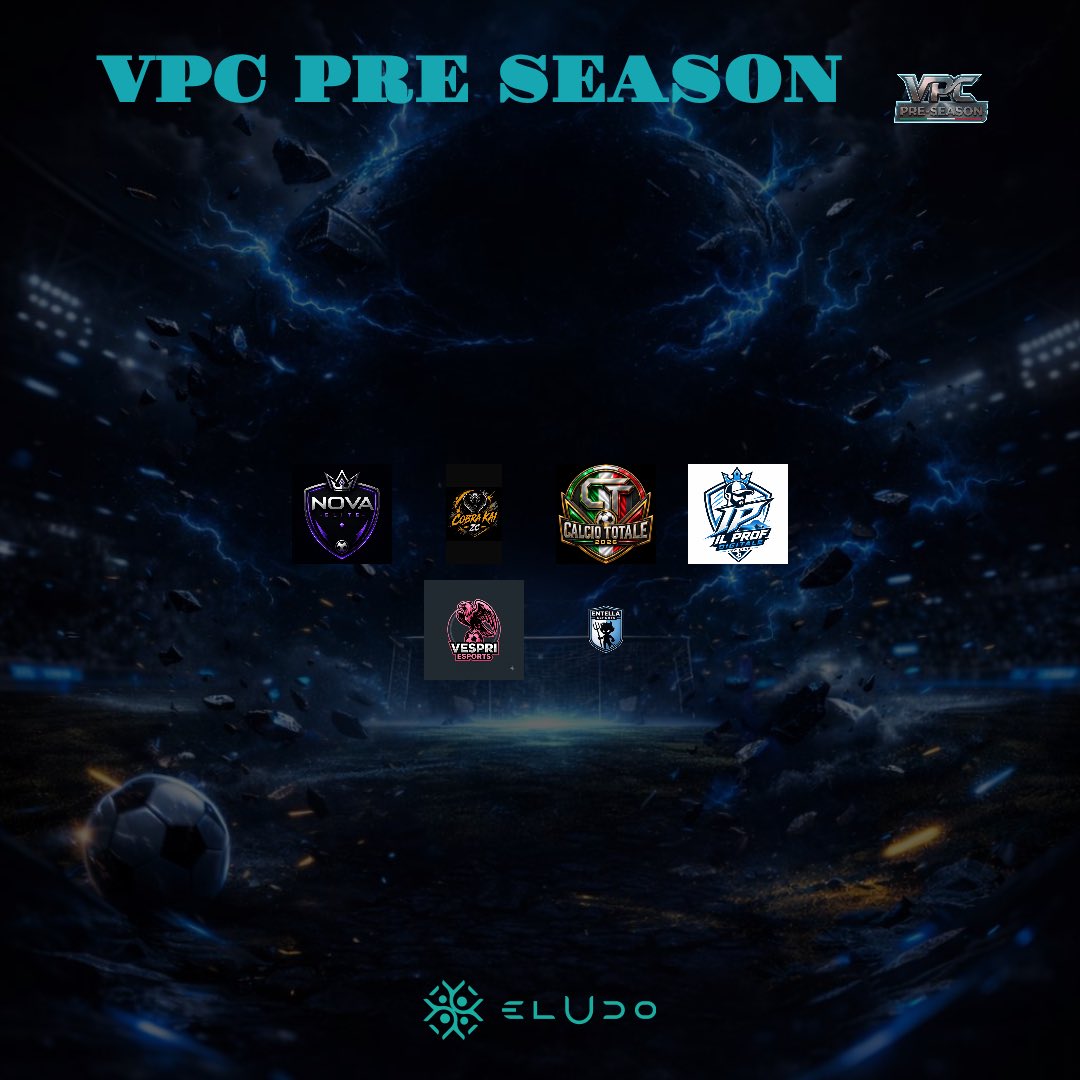 vpcleagueit's tweet photo. • VPC - Virtual Pro Club • 

La nuova stagione inizia a prendere forma🔥

Iscrizioni aperte fino al 02/10 

Pre iscrizioni in Discord (link in bio) 

#esports #eafc27 #proclubs #easports #fifa https://t.co/xLAGHipnTG