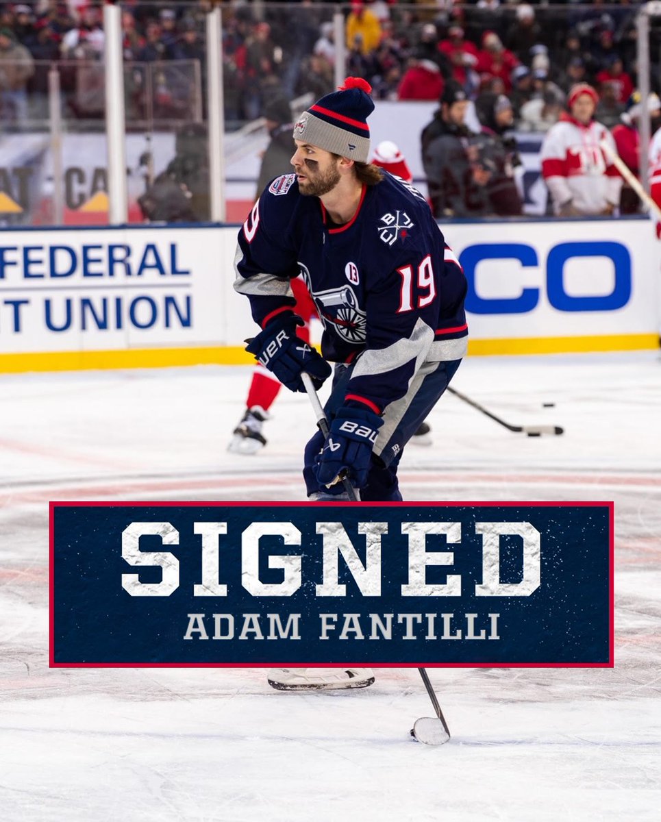 BlueCoatsMHL's tweet photo. MO LOCKED UP!

We’ve Signed F Adam Fantilli to an eight-year contract!

📝 https://t.co/hMZwG0jgEk

#CBJ  x @OHHeartofitAll https://t.co/c3QVvEPsBc
